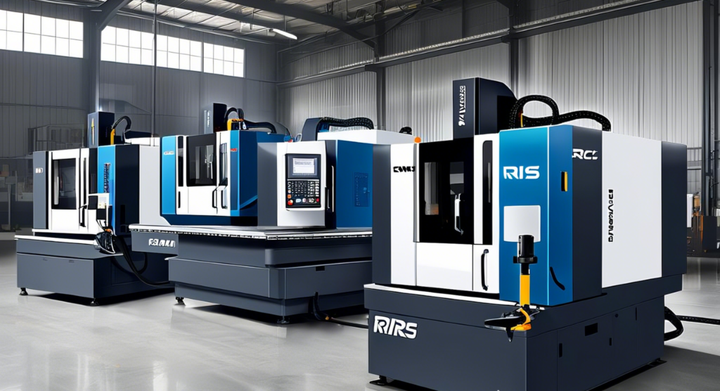 3 CNC machines, namely CNC Drilling, Turning, and Milling 1